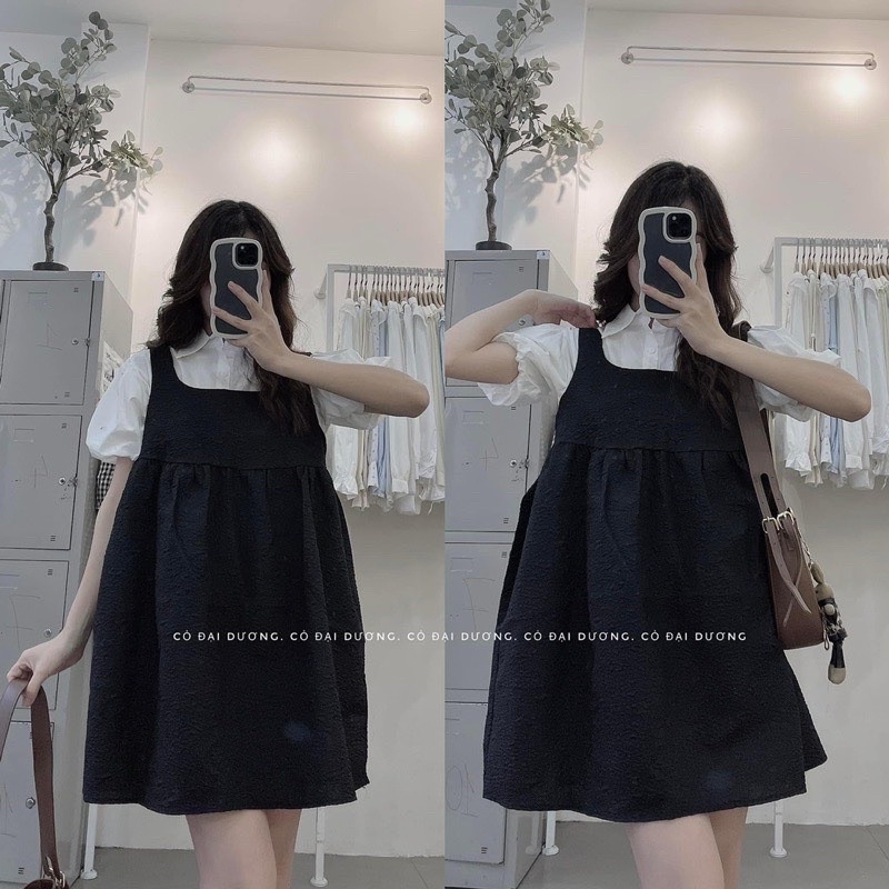 Cute Baby Doll Dress Set With Cute Lady Shirt Shopee Philippines