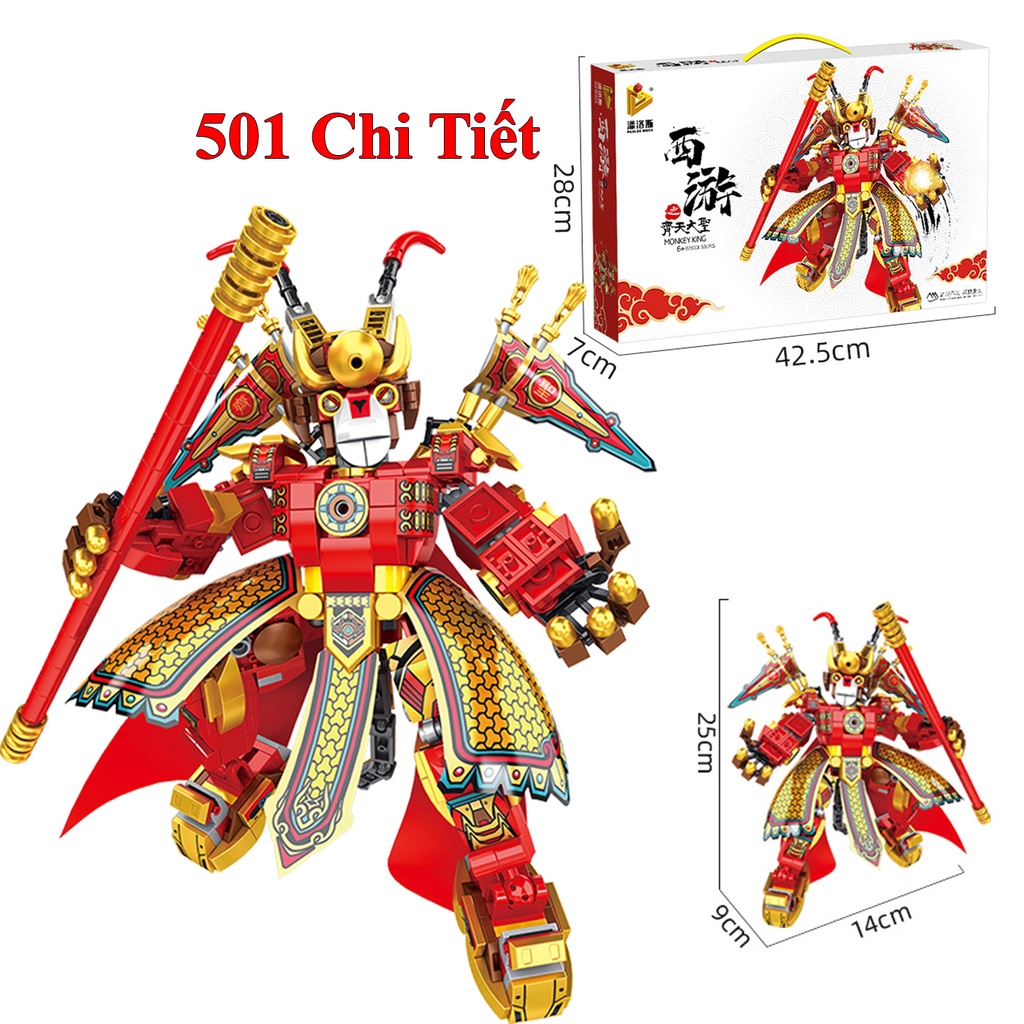 510 Details - Sun Wukong Journey to the West Assembling Toy Set ...