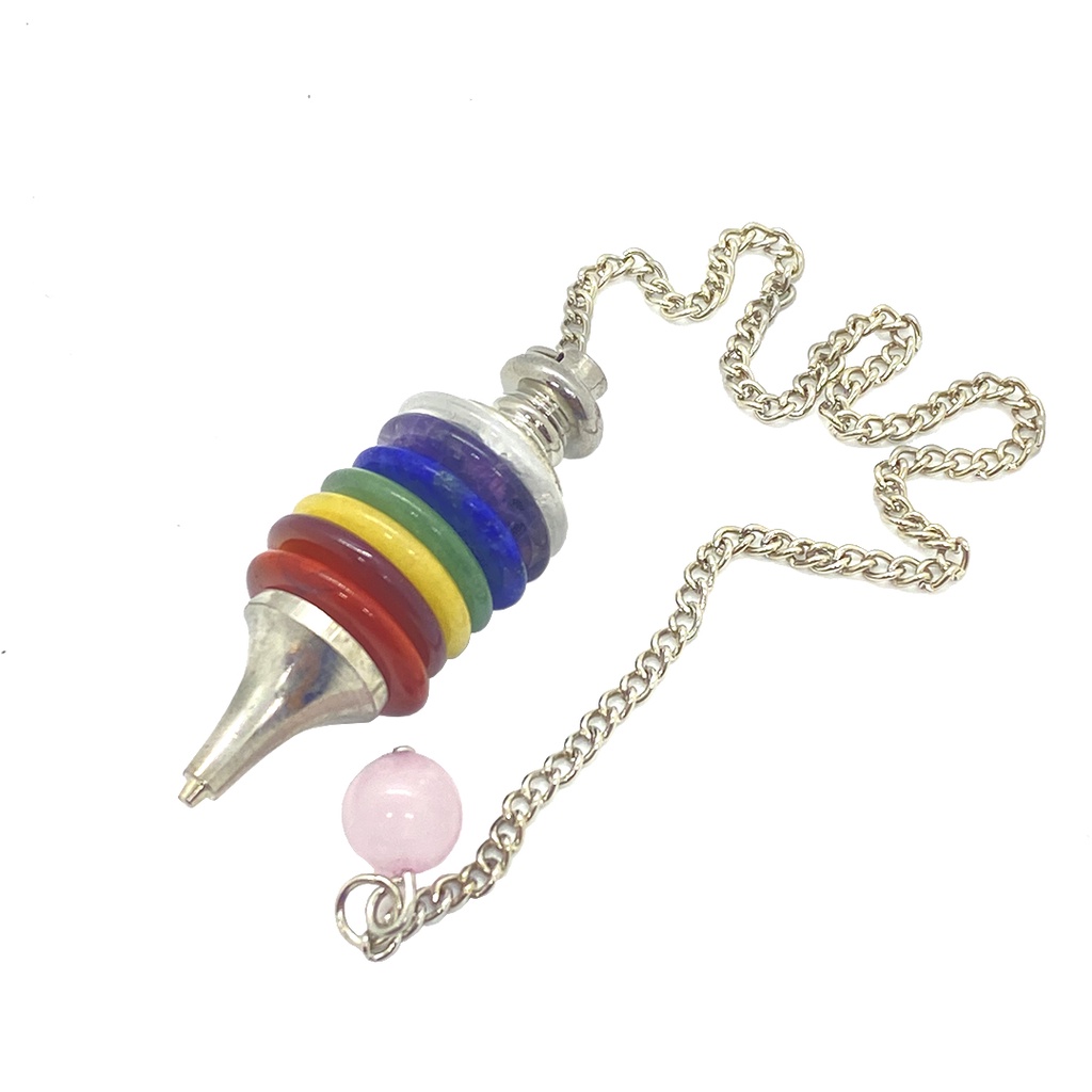 Seven Rings Chakra Refractive Pendulum (Mystic House Tarot Shop ...