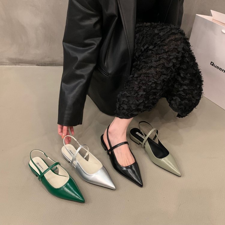 pointed toe low heels