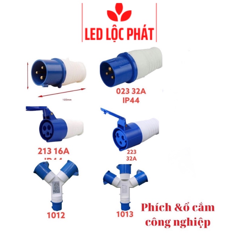 Industrial socket plug, 2-split industrial 1-phase 3-pin 16A 32A ...