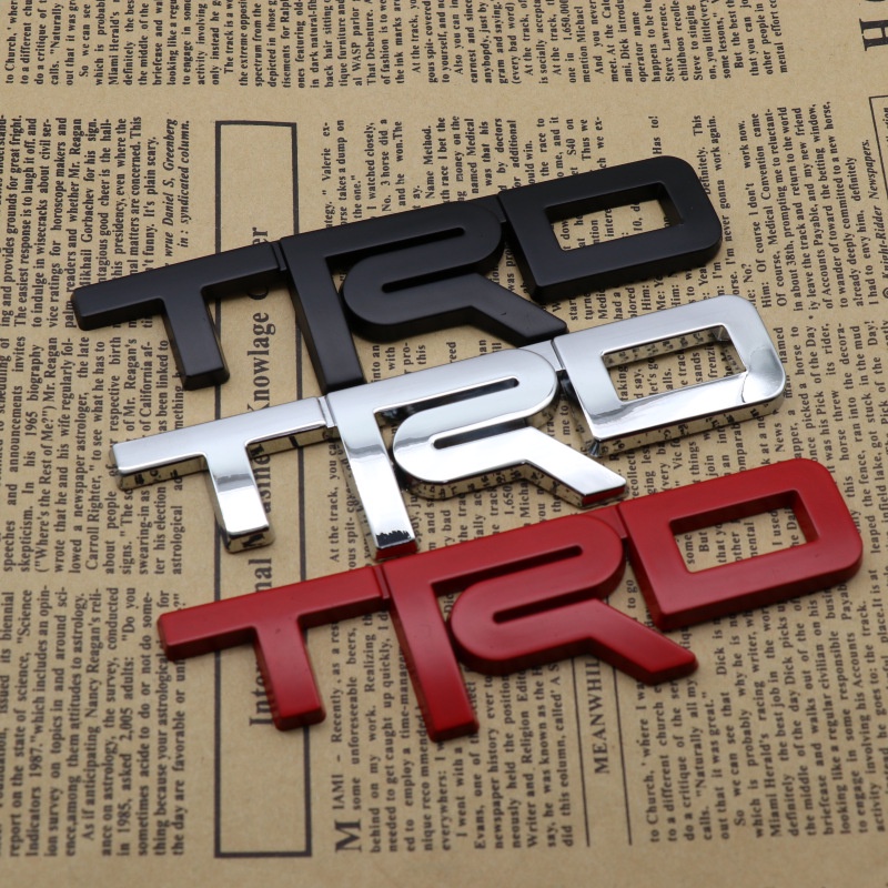 1Pc Metal Auto Exterior Decoration Accessories Car Sticker For Toyoto