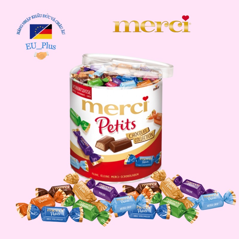Merci Petits Chocolate 1kg Collection of 7 types of German Chocolate ...