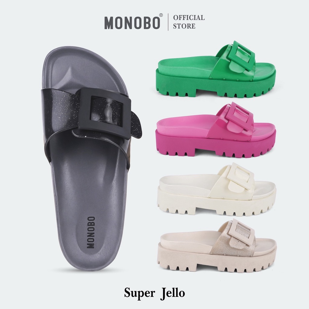 Monobo supper Jello 1 Horizontal Strap Thailand Sandals For Women ...