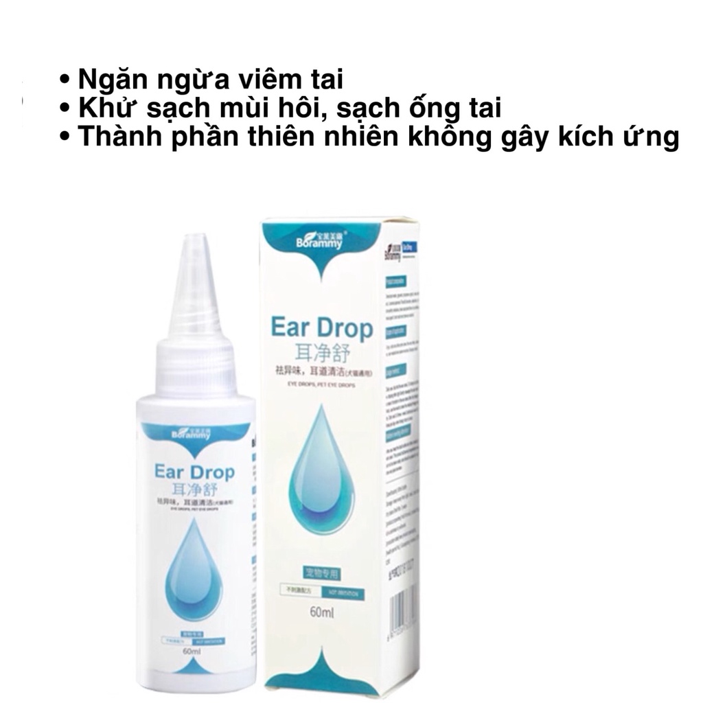 Ear DROP Borammy Cat EAR Drops Clean And Prevent Inflammation (60ml