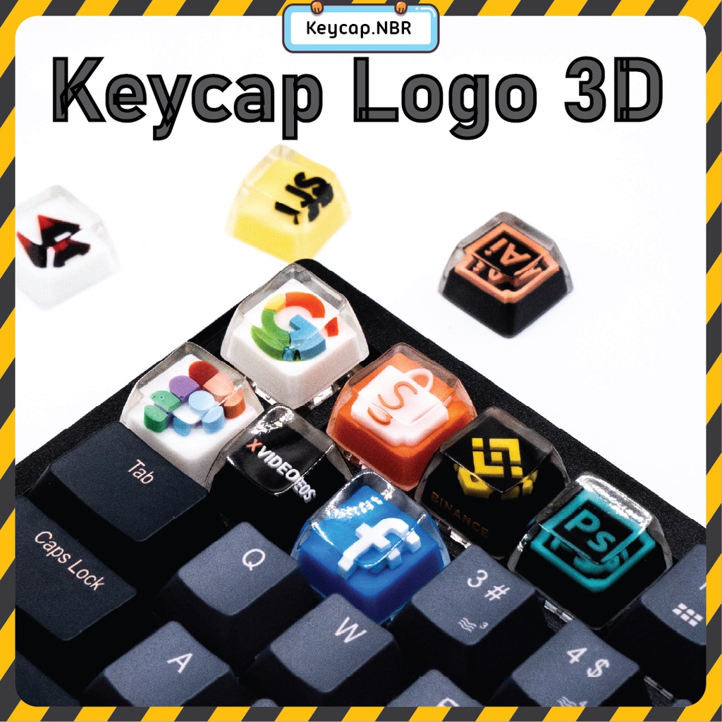 3d Keycap Logo Mechanical Keyboard Decoration Software, 3D Keyboard ...