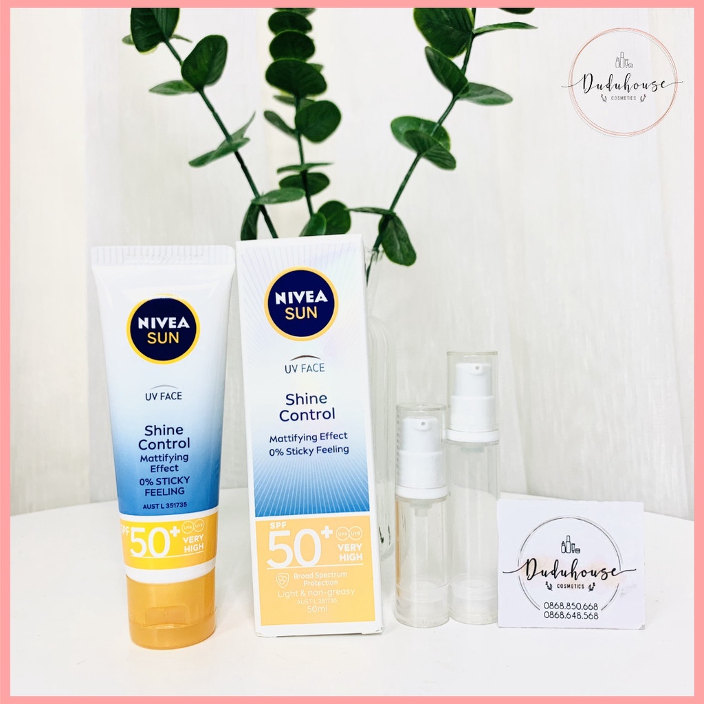 Nivea Shine Control SPF 50 UV Face Sunscreen Shopee Philippines