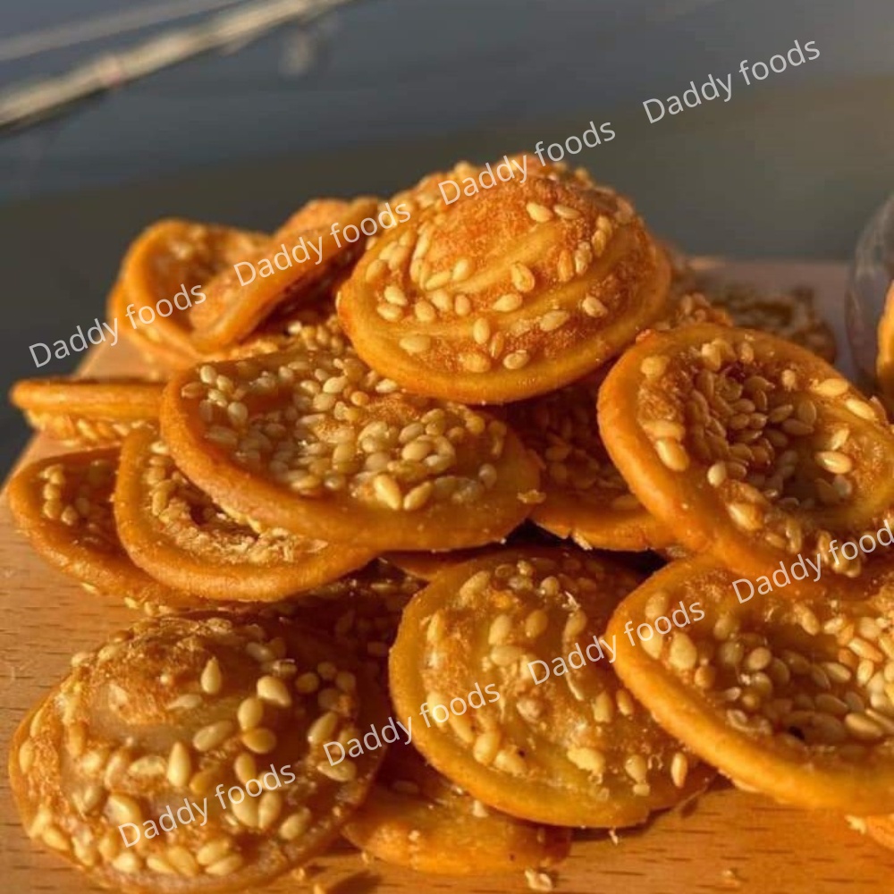 500g Super Crunchy Sesame Pork Ear Cake Super Crunchy Delicious Super