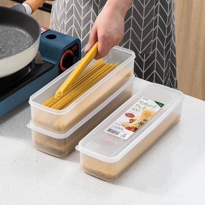Plastic Box For Pasta, Spoon And Chopsticks inomata Japan 1100ml ...