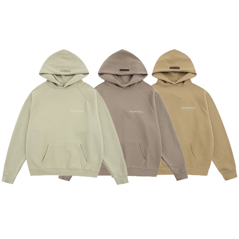 Fog Fear of God Essentials Hoodie Double Line Reflective Letter Embroidery Hoodie main image 1