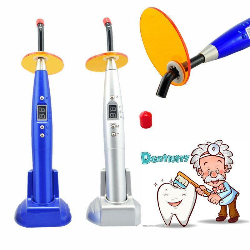 High quality Type Wireless De ntal Light Cure Lamp Composite Resin UV Glue Curing Light Dent al