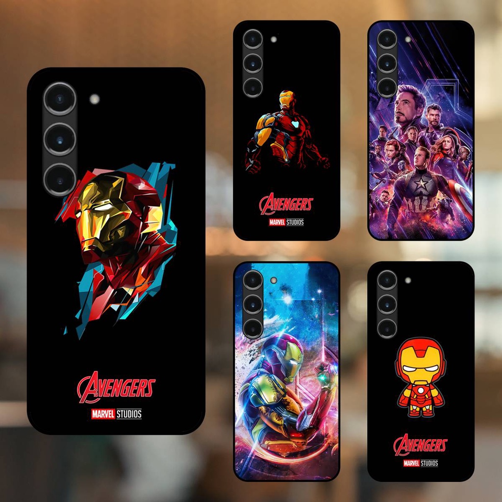 Samsung S23 5G Phone Case With Black Border Iron Man Marvel Avengers ...