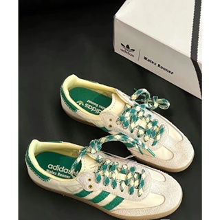 Wales Bonner X ad Samba Triple Stripe Low Top Unisex Casual