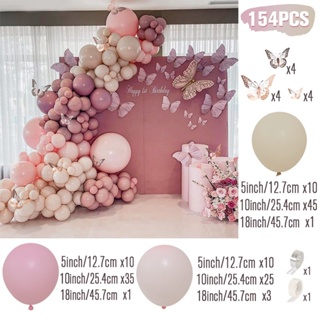 Balloon Arch Kit Pink, 108pcs Balloon Garland Arch Kit Pink Grey