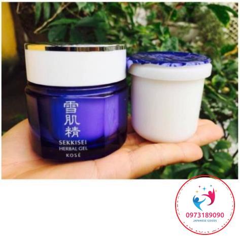 Japanese Kose Sekkisei Herbal Gel multi-purpose sleeping mask in box