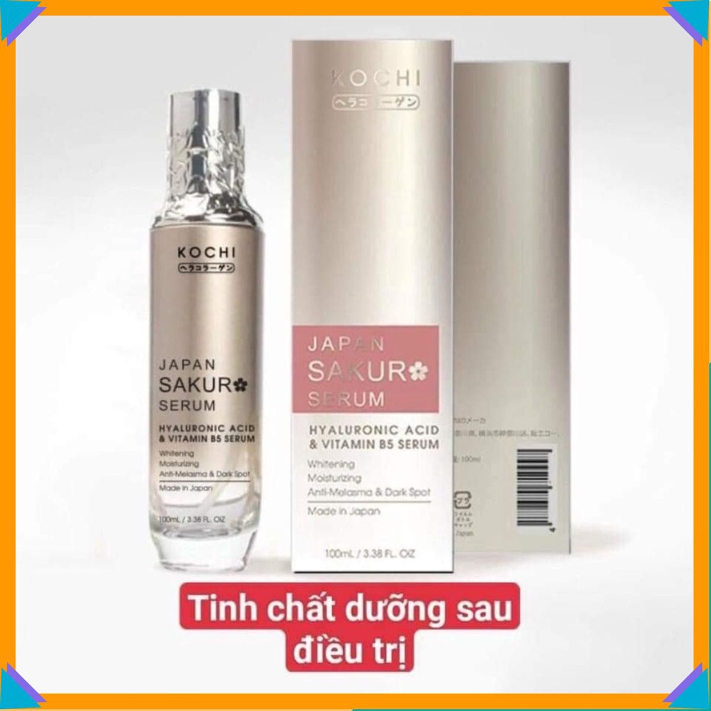 Kochi Sakura HA & vitamin B5 serum skin care essence 100ml Shopee