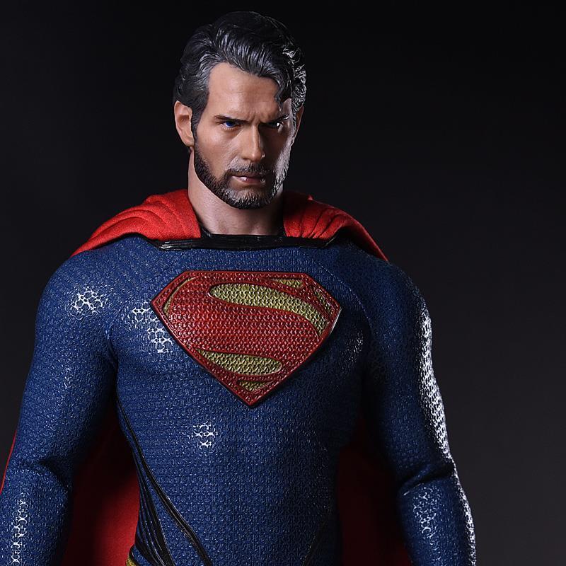 1/6 Man Soldier Model Henry Kavier Justice League Superman Beard ...