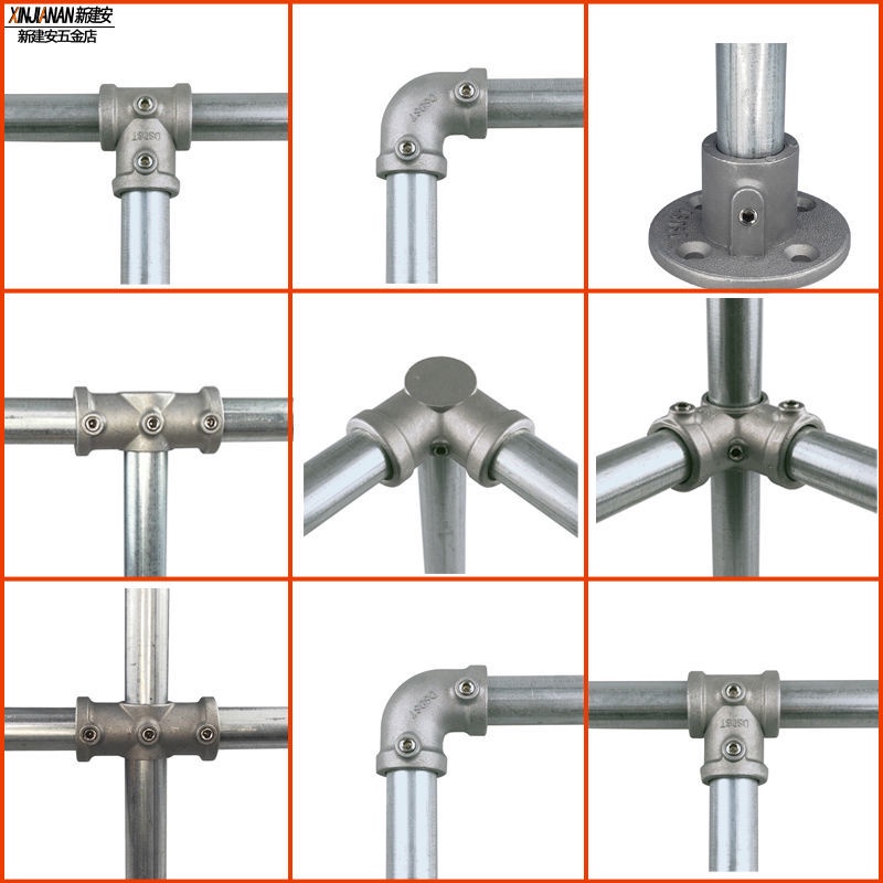 20/25mm6 Branch Pipe Connector Galvanized Steel Pipe Connector Round ...