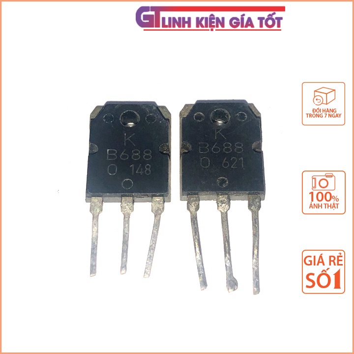 Transistor B688 8A 120V KB688 Clam Sound Shell Copper Back Remove Long ...