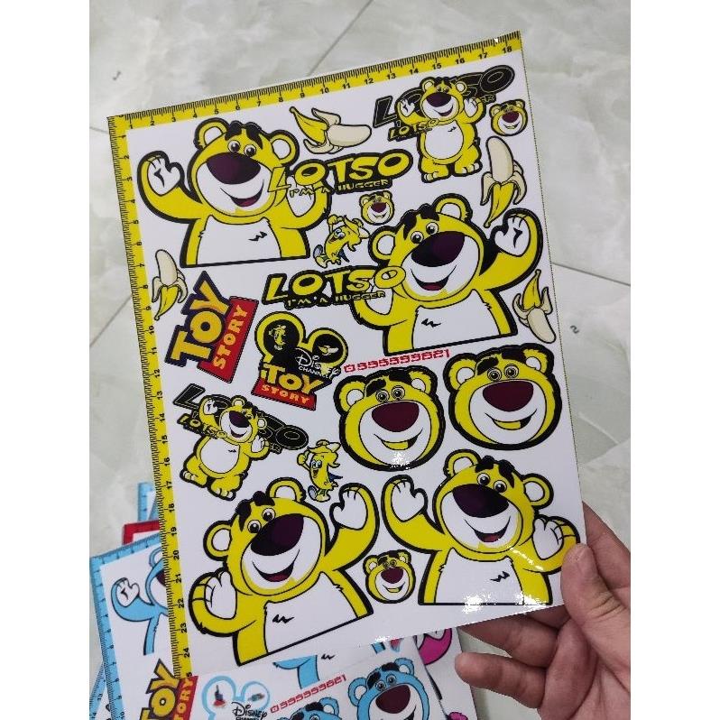 Losto Mini Strawberry Bear Decal Combo | Shopee Philippines