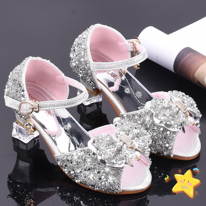 kids sandals ⭐ Comfortable Girl Princess High Heels Sandals for girls ...