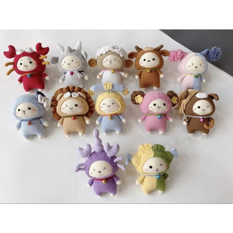 Stuffed animals of the 12 zodiac signs | Shopee Philippines