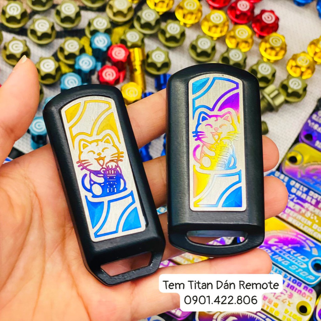 Titanium stamp smartkey remote sticker | Shopee Philippines