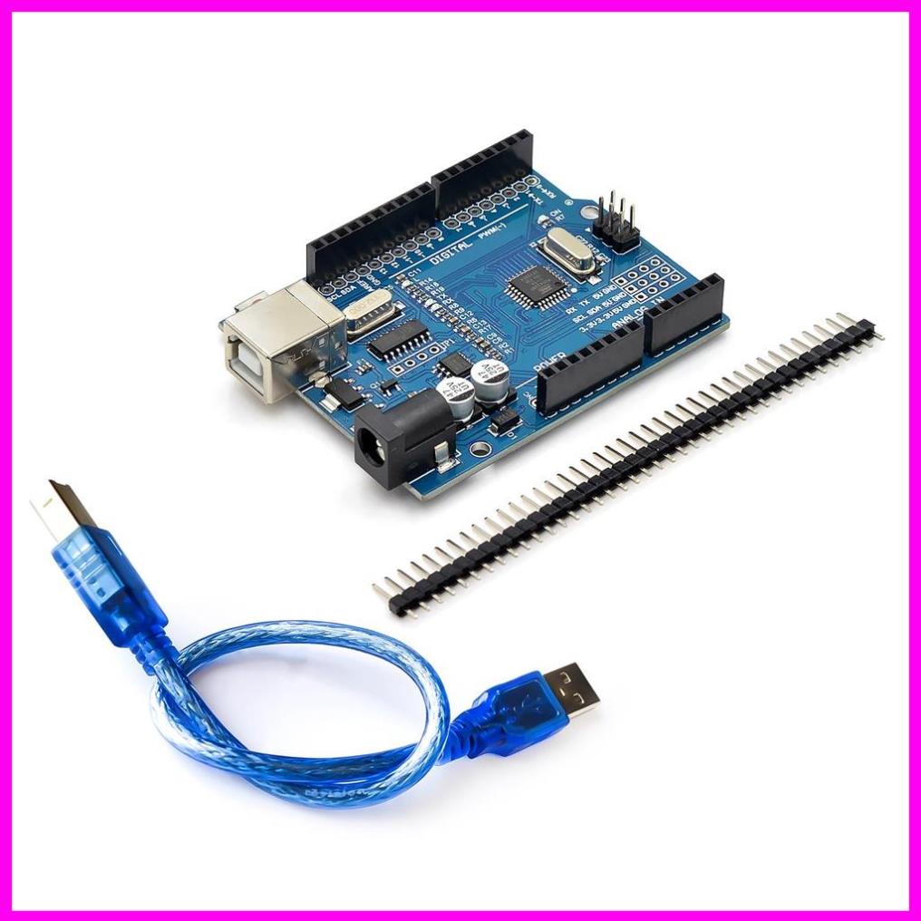 KIT Arduino Uno R3 Atmega 328P Chip Sticker with Cable | Shopee Philippines