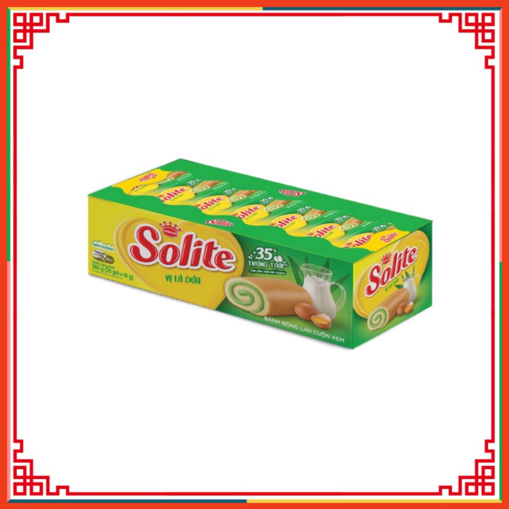 Solite pandan nutrients Roll, reduced Sugar, pandan leaf flavor Combo 2