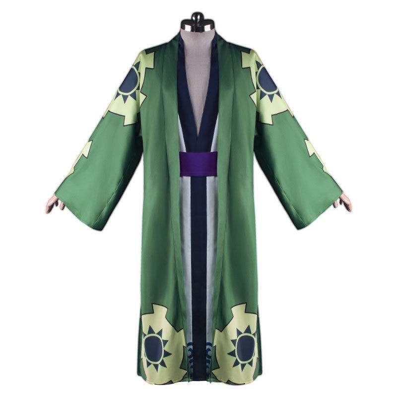 One Piece cos Clothing Wano Country cos Zoro Juro Yukata Kimono ...