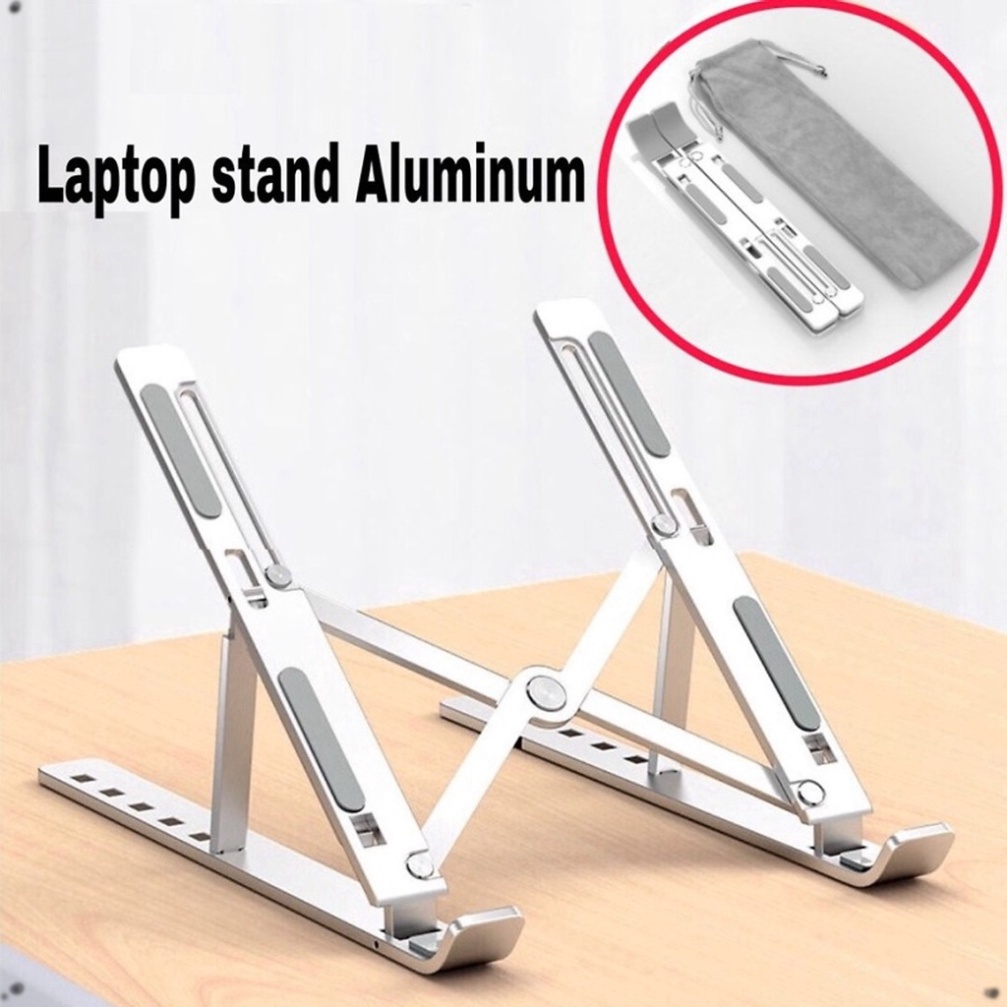 Aluminum LAPTOP, PHONE, and personal computer stand that can be ...