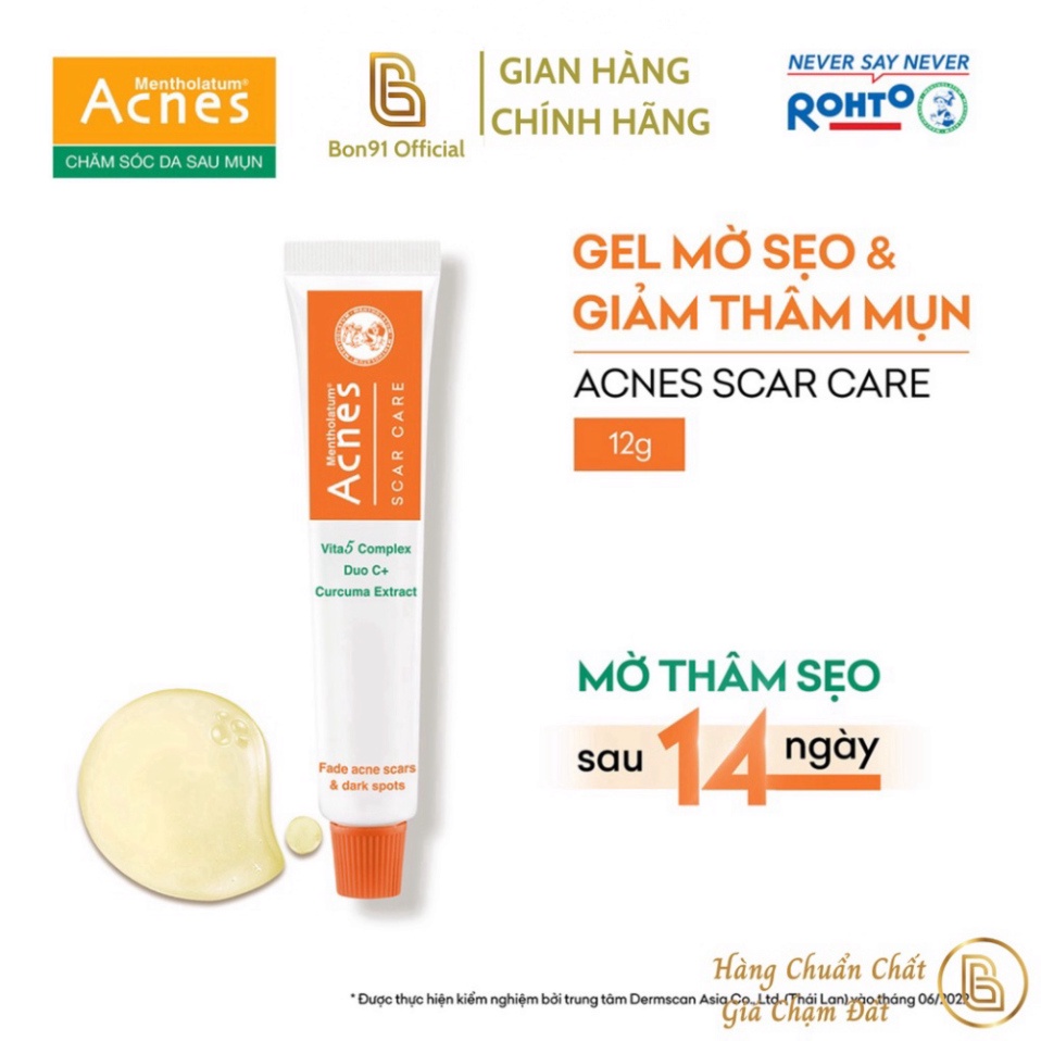 Acnes Scar Care Rohto Gel Blurs Bruises And Heals scars 12g Shopee