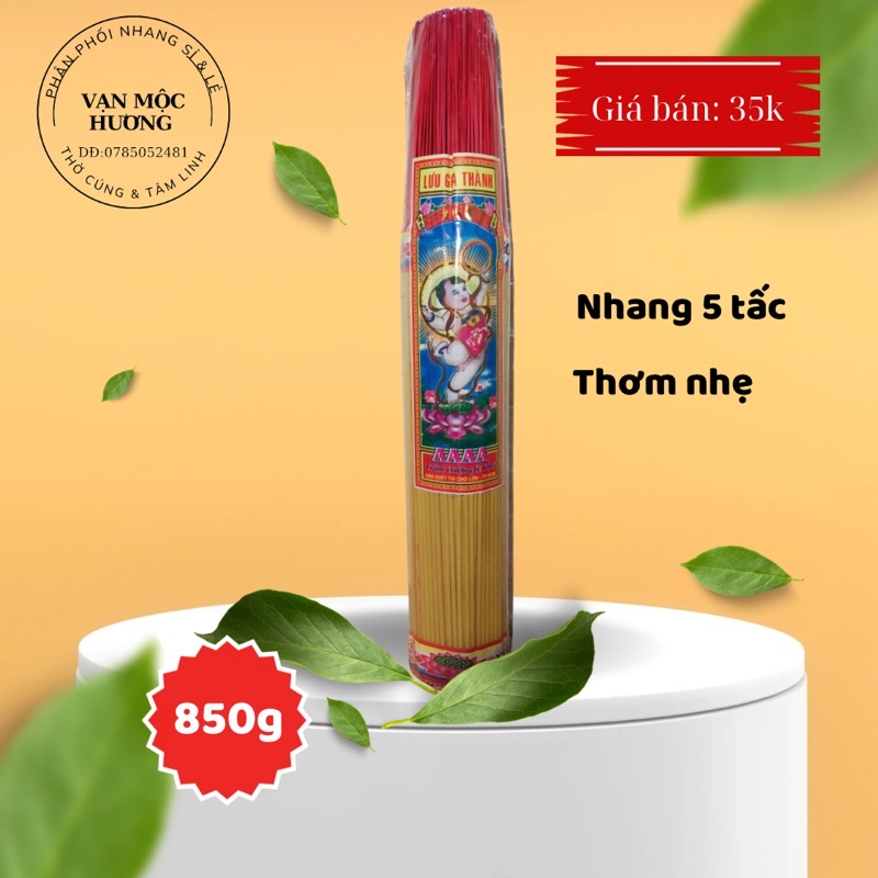 Incense 5 Inch / 850g, Mild Fragrant, Less Smoke, No Chemicals ...