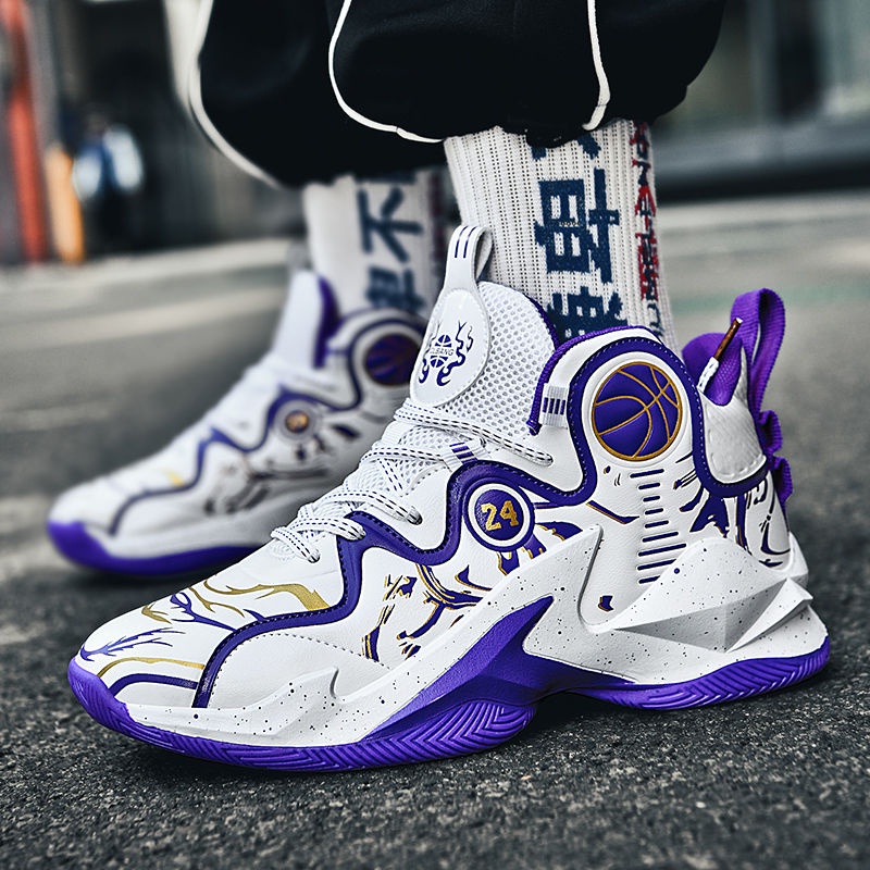 Kobe Bryant 24 basketball shoes men s friction and sound Venom James wear resistant anti slip practical high top genuine Shopee Philippines