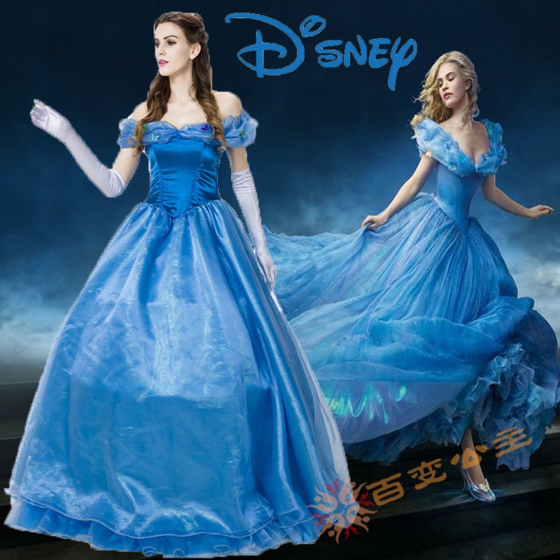 Christmas Costume Adult Dress Up Disney Cinderella Cosplay Exported to