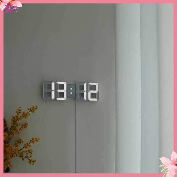 projector clock digital wall clock Ins Korean Simple 3D Luminous LED
