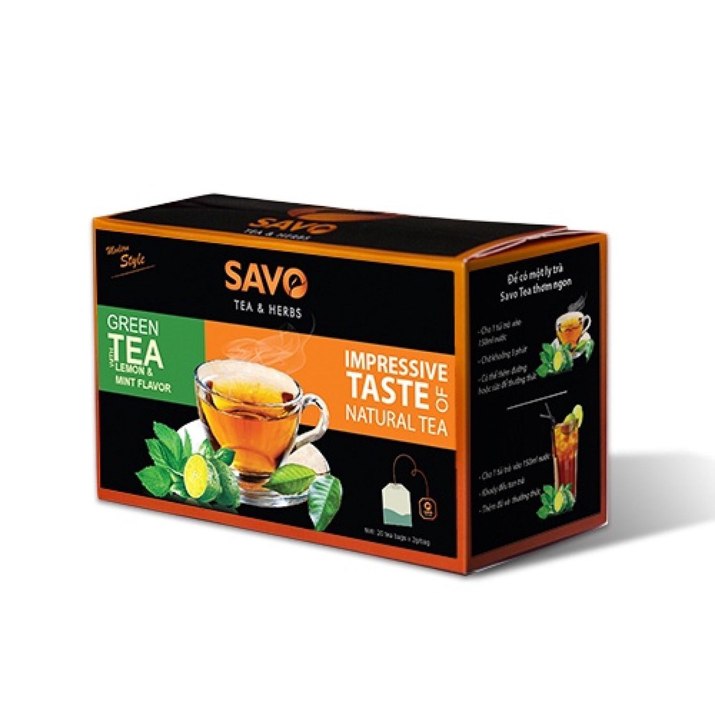Savo lemon tea bags (25 packs x 2g) | Shopee Philippines