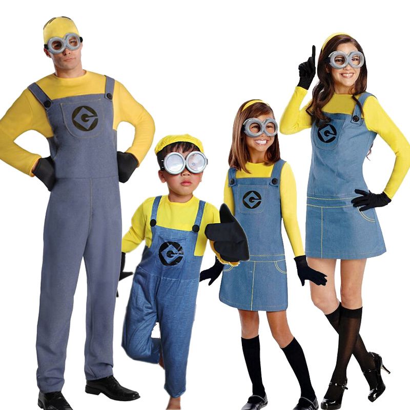 Halloween Costume Children Minions cosplay Costume Anime Cartoon ...