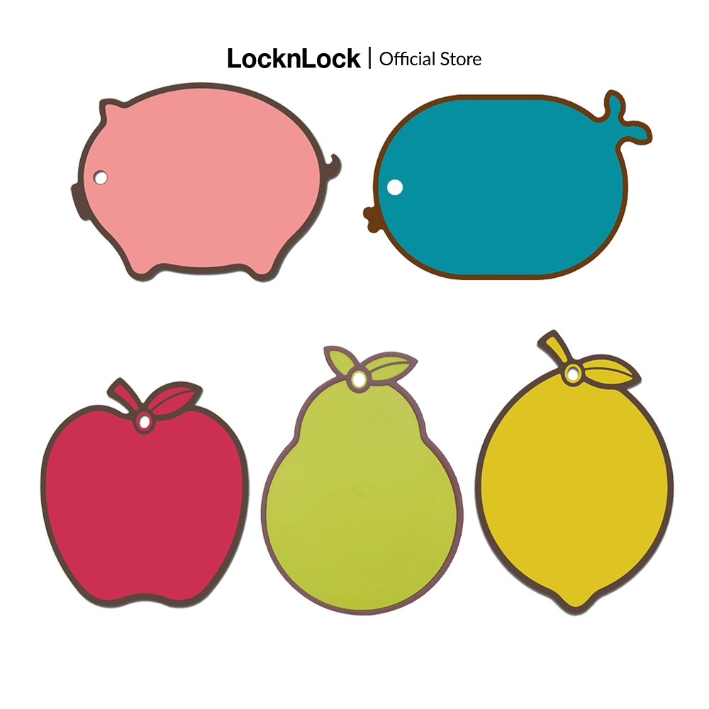 Lock & Lock Anti-bacteria Cutting Board Antibacterial Plastic Cutting ...