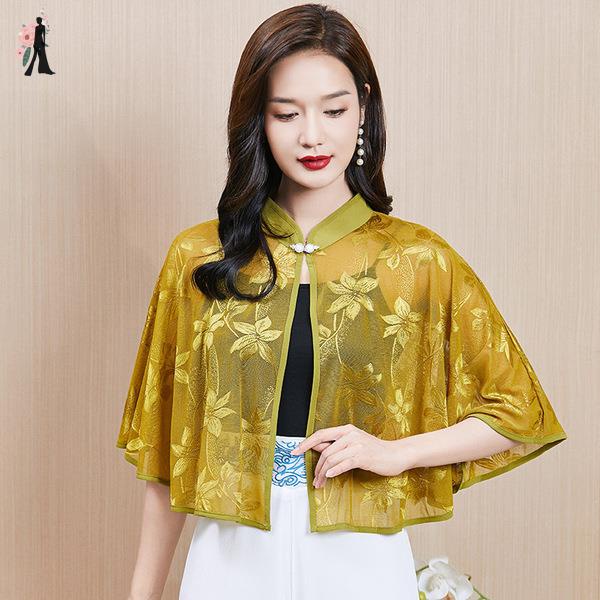 Sequin Evening Dress Shawl wedding gown Cheongsam shawl, summer thin ...