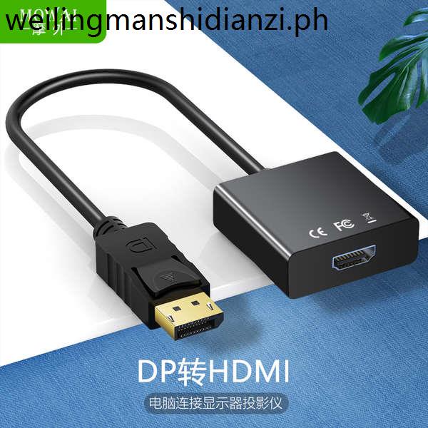 Mowai dp to hdmi Adapter Computer Monitor Graphics Card TV Converter 4K