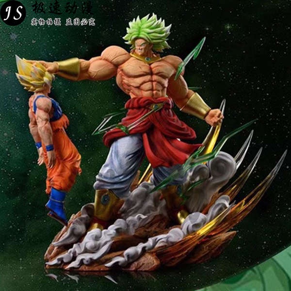 Dragon Ball Sun Broly vs Goku GK Figure Statue Decoration Model Play ...