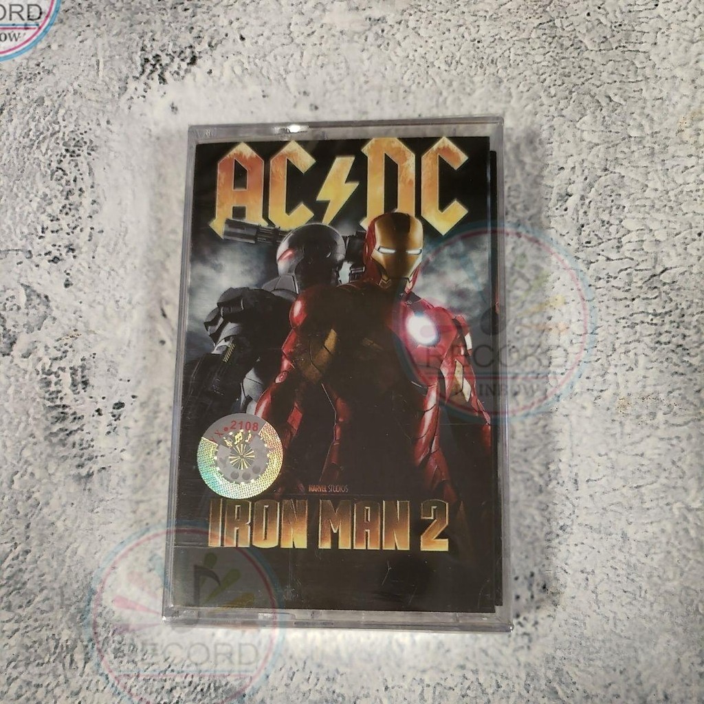 Original AC/DC Iron Man 2 Cassette Tape + Lyric Book Collector's ...