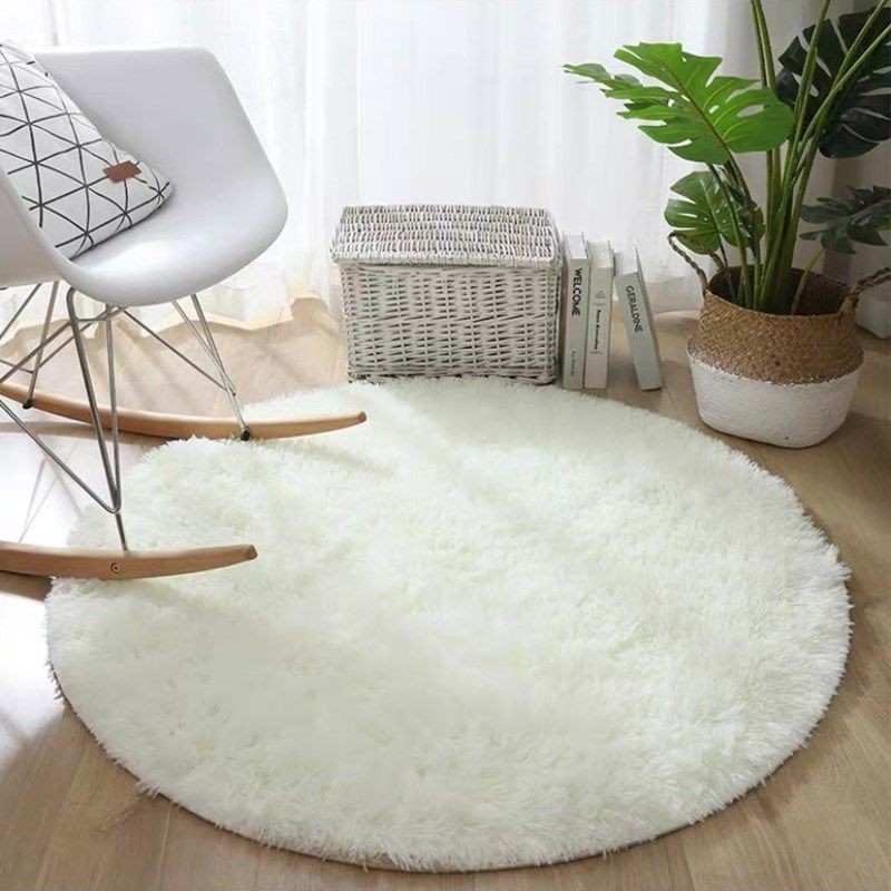 Round Carpet Hanging Basket Cushion Nordic ins Style Bedroom Bedside ...