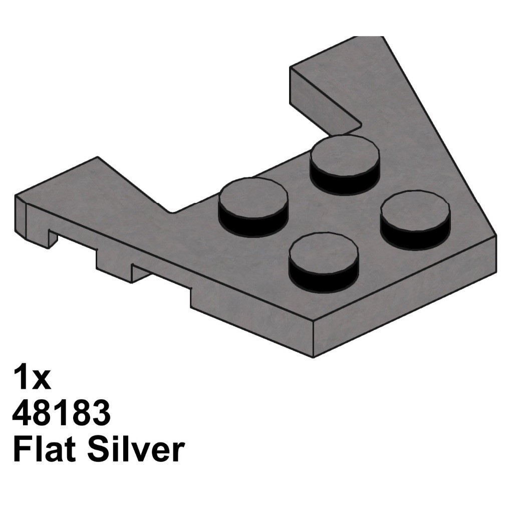 Combo of 5 Assembly Accessories Moc 48183 (dark gray) | Shopee Philippines