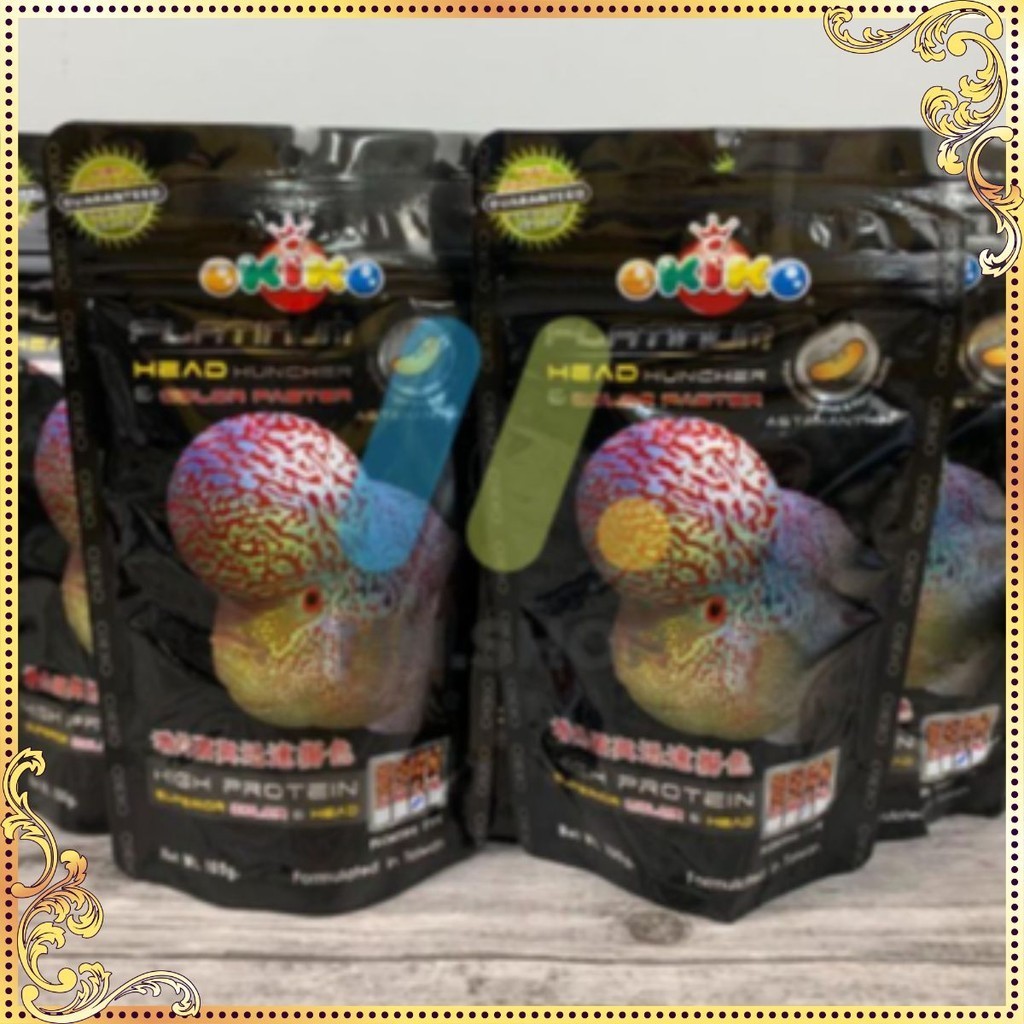 Okiko Platinum fish bran, helps Arhat fish color the head, beautiful ...