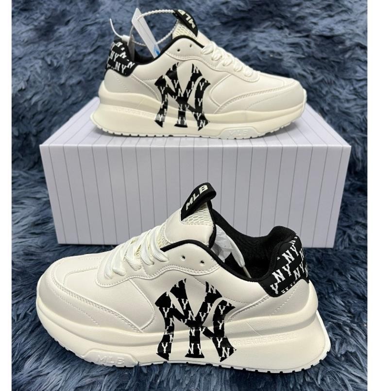 MLB Korea Chunky Runner Classic Monogram New York Yankees Black Shoes ...
