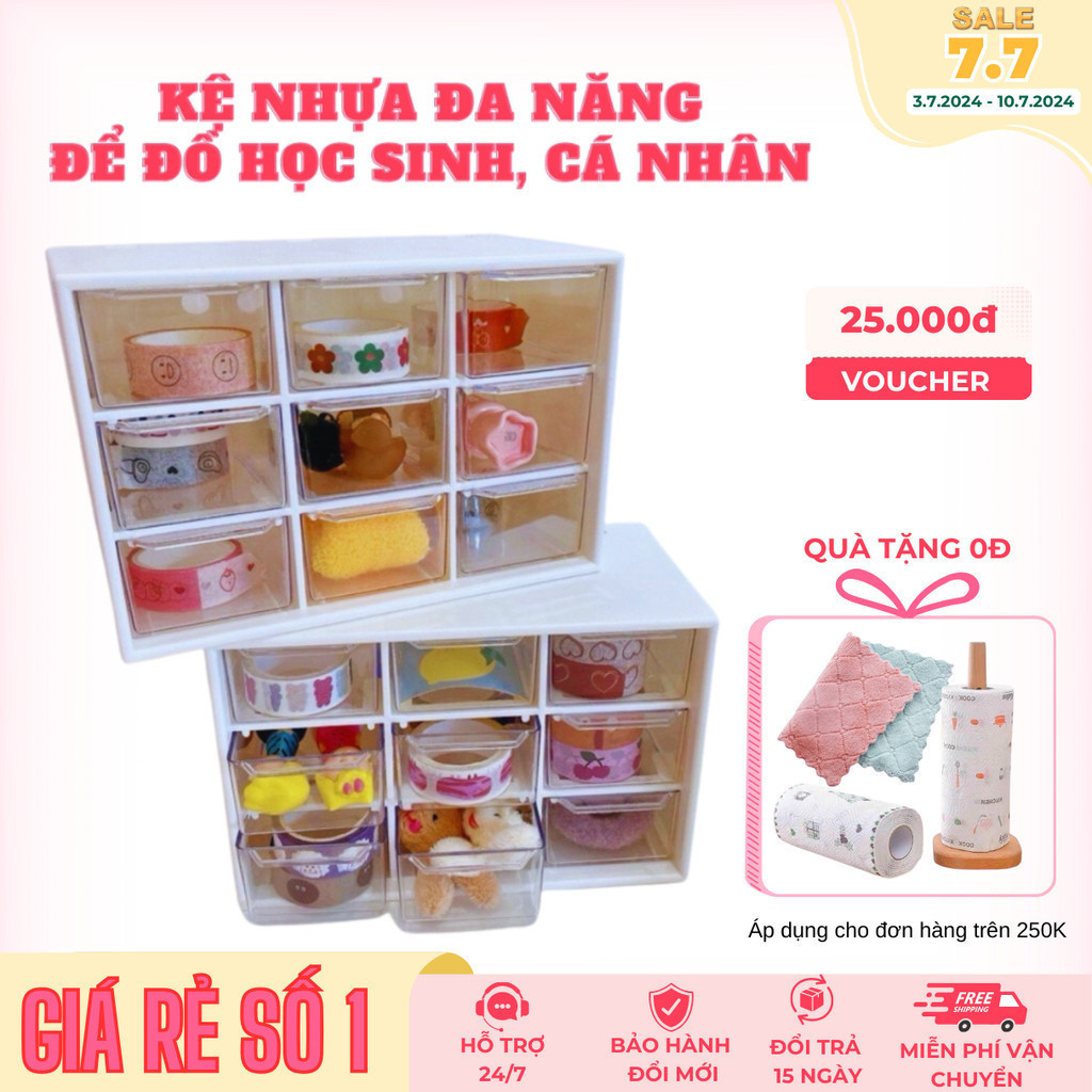Tala 9-Drawer Multi-Purpose Plastic Shelf, Cabinet, and Box - Super ...