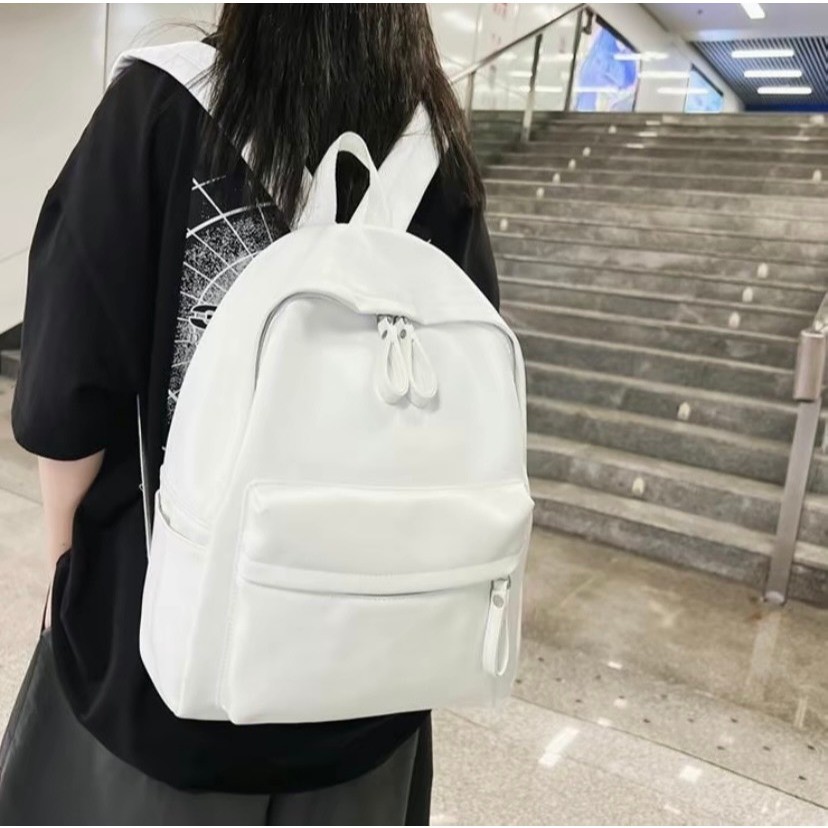 Fashion backpack for men and women with beautiful leather, large size ...