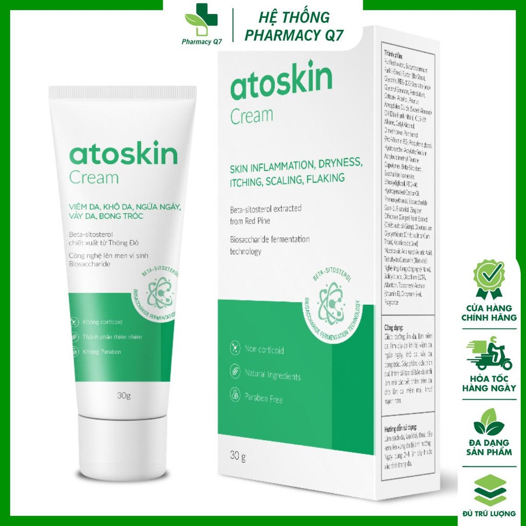 ATOSKIN CREAM CREAM 30g - CREAM for people with atopic dermatitis ...